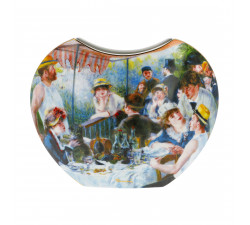 Wazon 20 cm A.Renoir - Śniadanie wioślarzy - Goebel