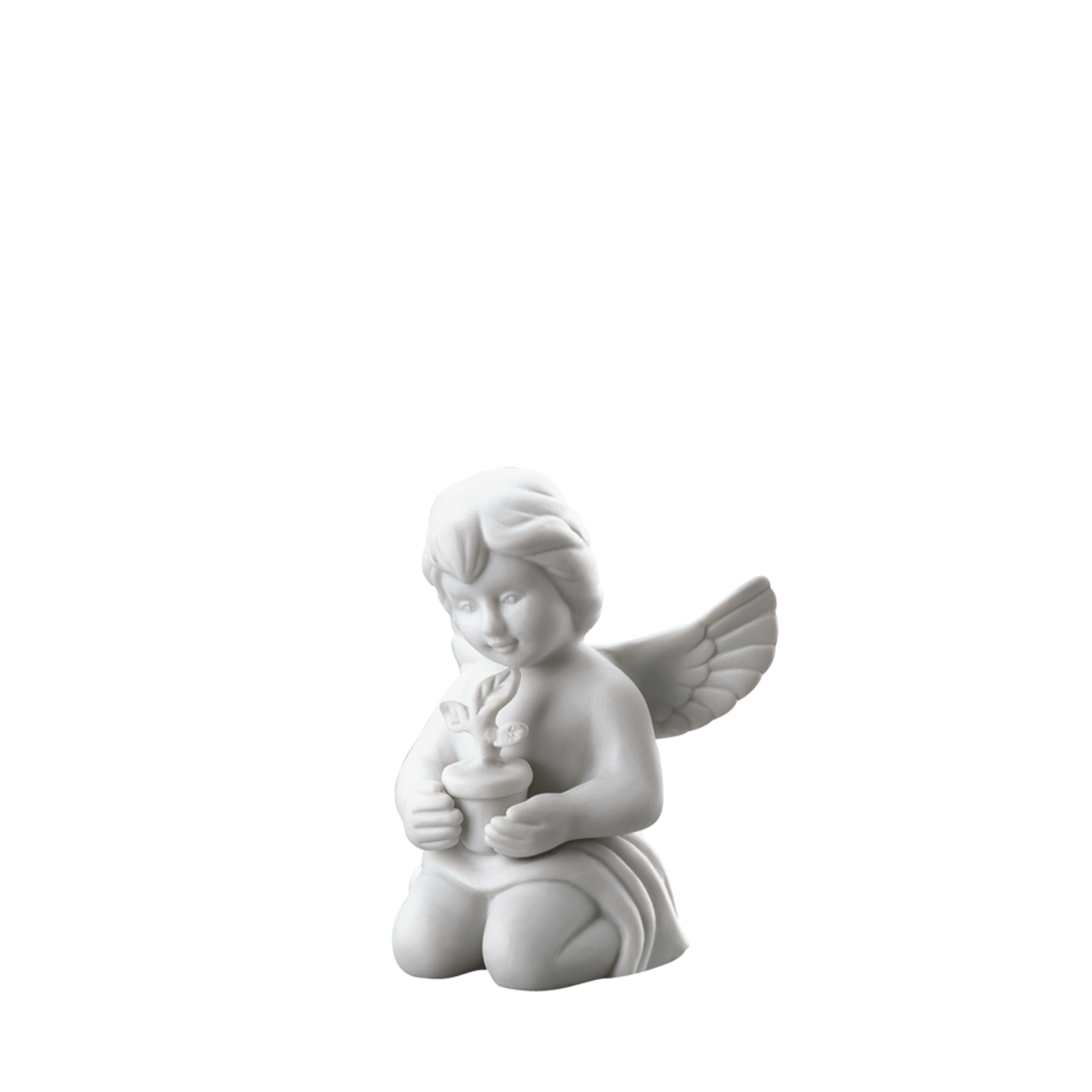 Anioł mały z doniczką Rosenthal