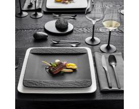 talerz-płaski-28-cm-manufacture-rock-black-villeroy-boch