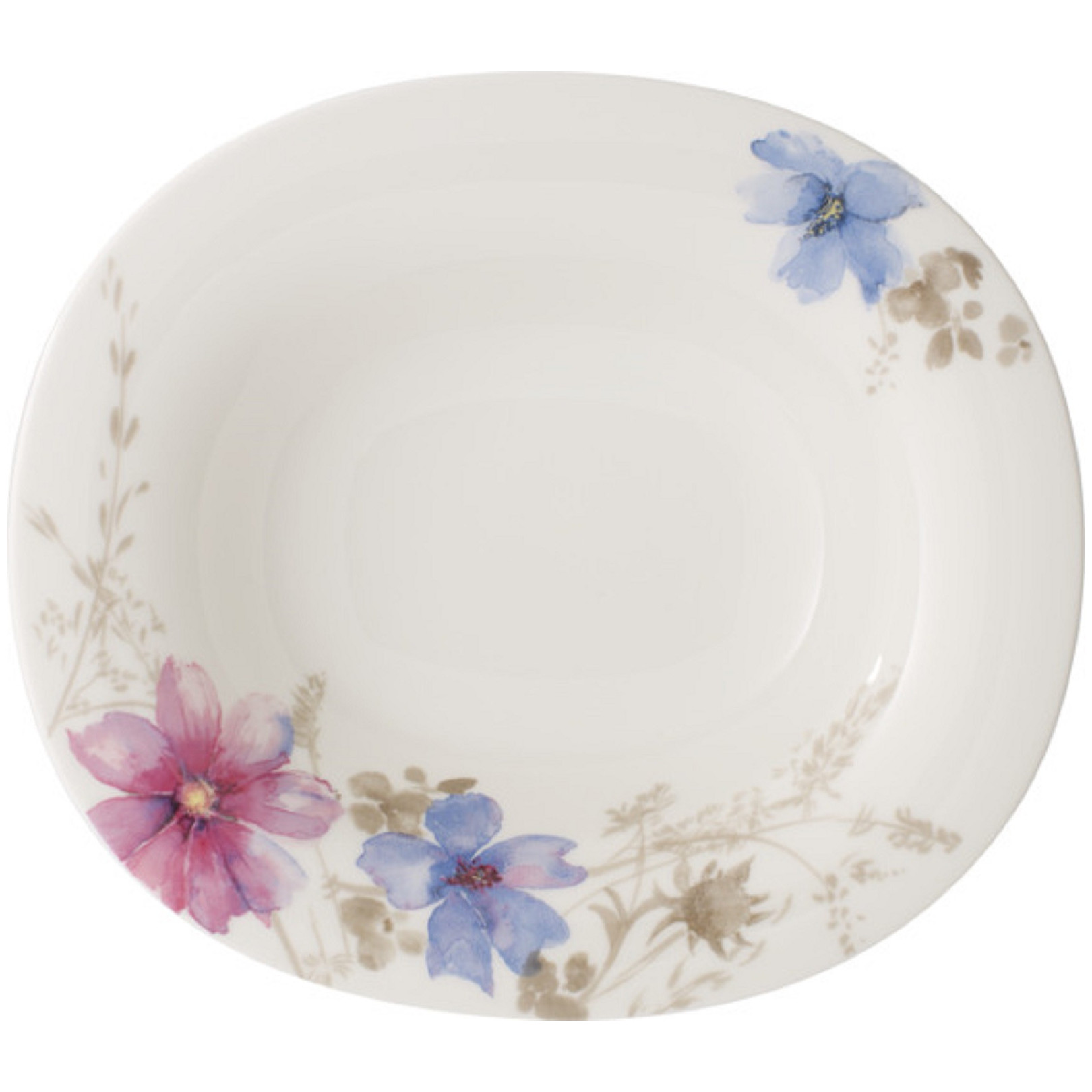 Talerz głęboki owalny 24 cm Mariefleur Gris Villeroy & Boch