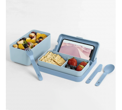 BAULETTO Lunchbox mały niebieski