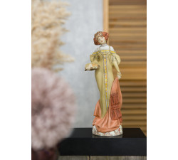  Figura porcelanowa 32 cm A. Mucha - Jesień 1900 - Goebel