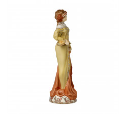  Figura porcelanowa 32 cm A. Mucha - Jesień 1900 - Goebel