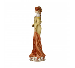  Figura porcelanowa 32 cm A. Mucha - Jesień 1900 - Goebel