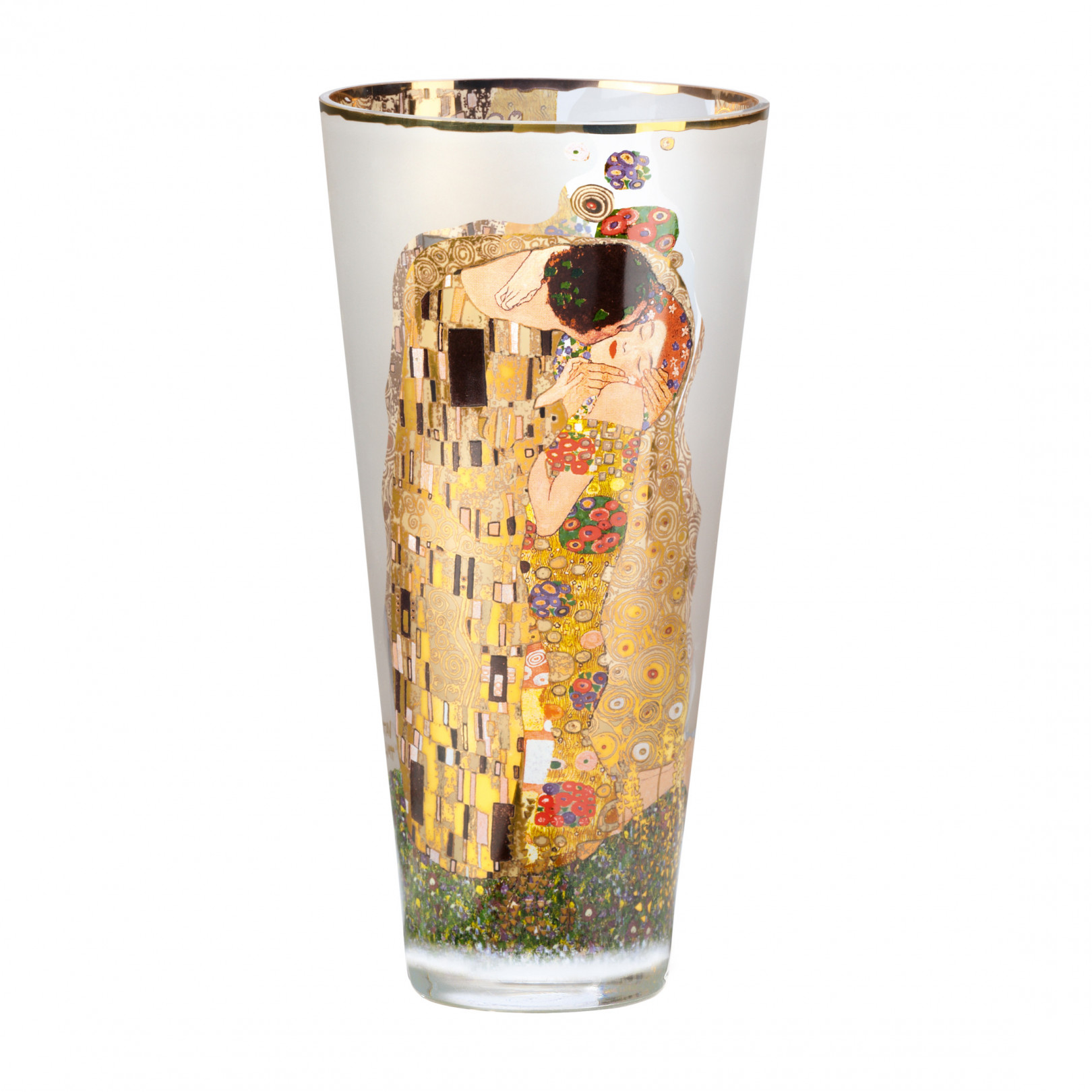 Wazon 30 cm - G. Klimt - Pocałunek - Goebel