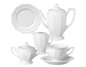 Serwis-porcelanowy-do-kawy-dla-6-osób-Maria-Biała-Rosenthal