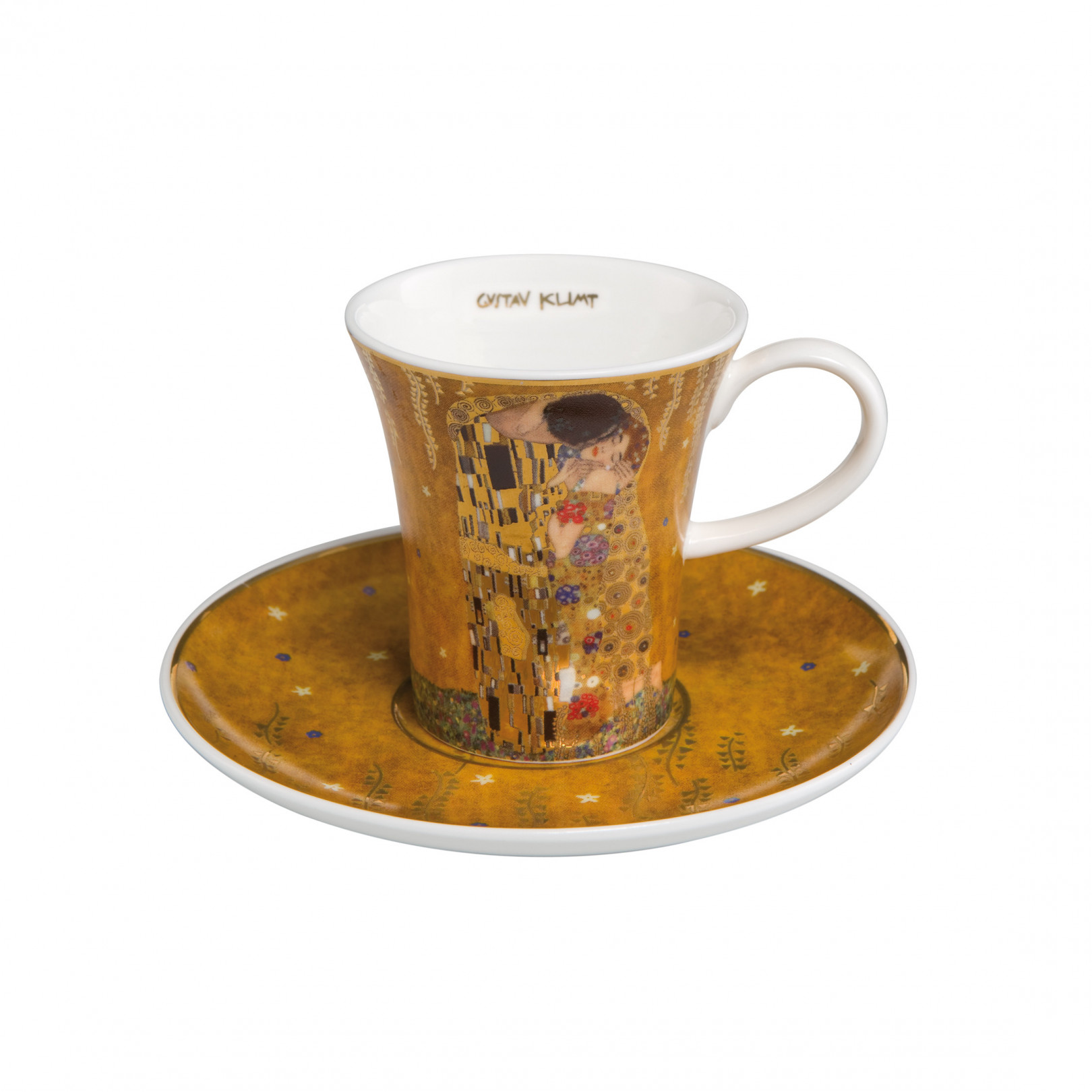 Filiżanka espresso G. Klimt - Pocałunek Goebel