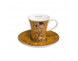 G.Klimt-Pocałunek-Filiżanka-espresso-Goebel