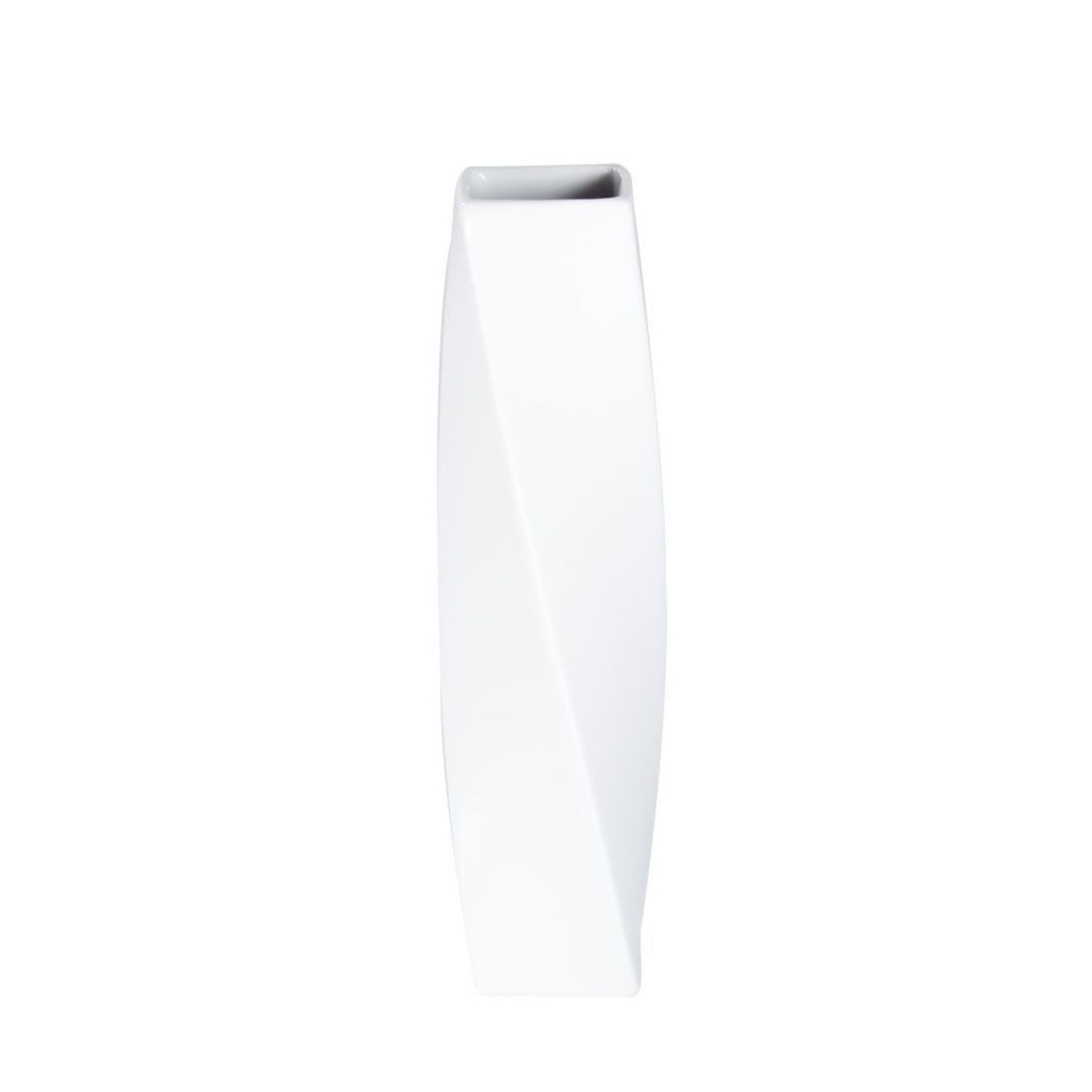 Wazon Twist biały 25 cm Ćmielów