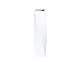 Wazon Twist biały 25 cm Ćmielów