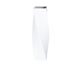 Wazon Twist biały 31 cm Ćmielów