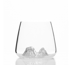 Zestaw 2 szklanek do whisky - Topographic - Canyon & Matterhorn