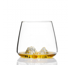 Zestaw 2 szklanek do whisky - Topographic - Canyon & Matterhorn