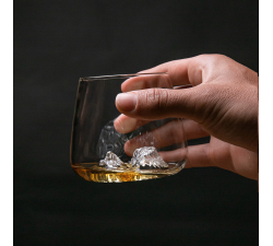 Zestaw 2 szklanek do whisky - Topographic - Canyon & Matterhorn