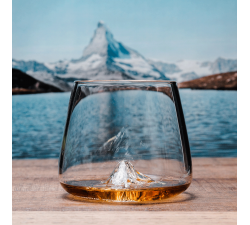 Zestaw 2 szklanek do whisky - Topographic - Canyon & Matterhorn