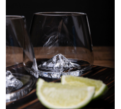 Zestaw 2 szklanek do whisky - Topographic - Canyon & Matterhorn