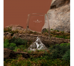 Szklanka Long Drink - Topographic - Mount Matterhorn
