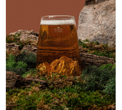 Szklanka Long Drink - Topographic - Mont Blanc