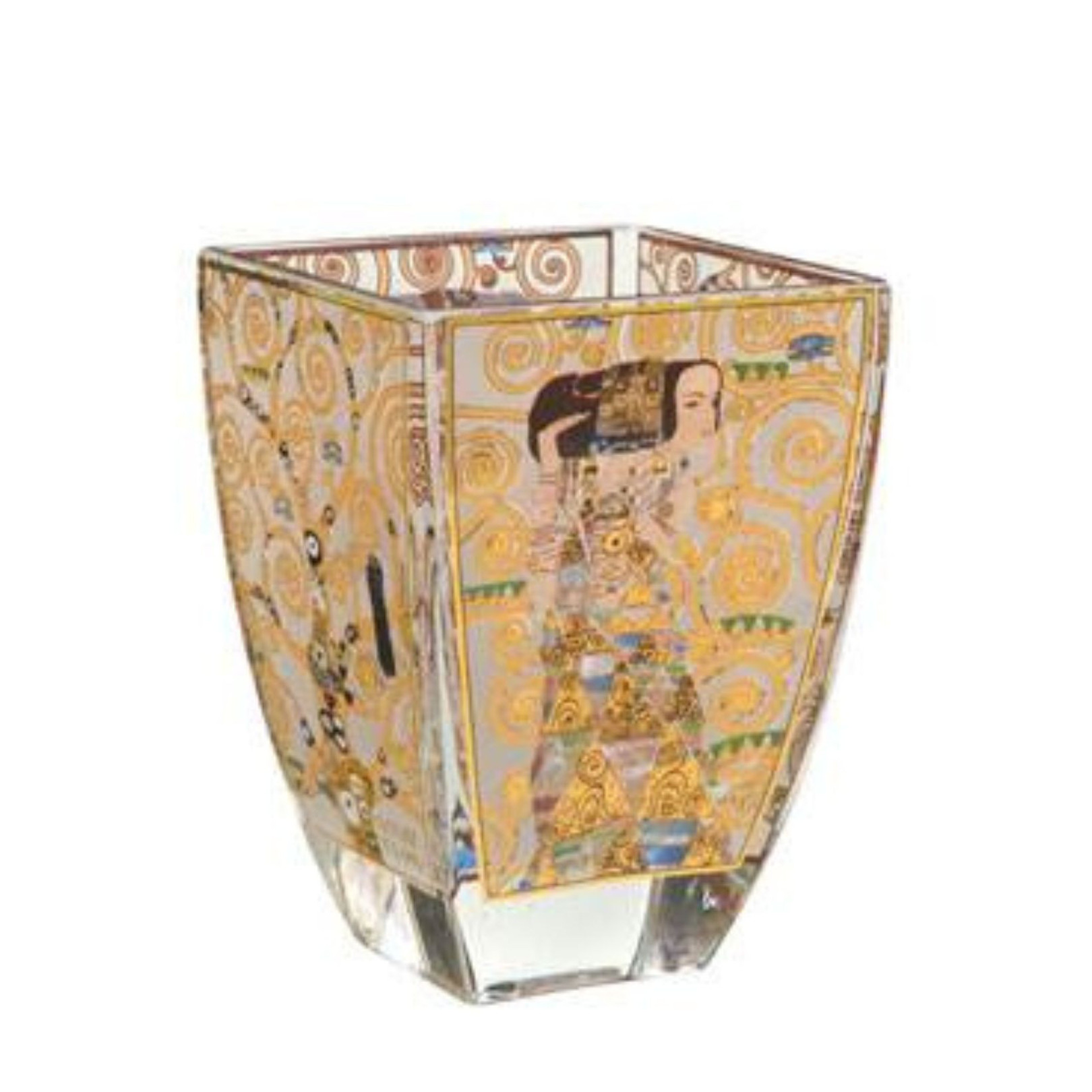 Świecznik 11 cm G. Klimt - Oczekiwanie - Goebel