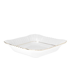 Salaterka kwadratowa 24 cm Iwona Złota Linia Chodzież