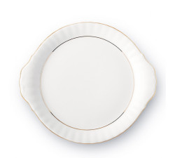 Talerz do ciasta 24 cm Iwona Złota Linia Chodzież
