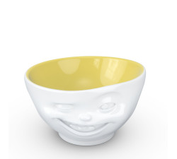 Miska porcelanowa 500 ml -Winking saffron inside