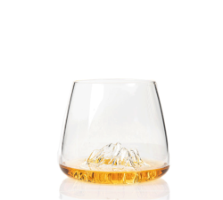 Zestaw 2 szklanek do whisky - Topographic - Tre Cime & Monte Rosa
