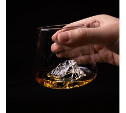 Zestaw 2 szklanek do whisky - Topographic - Zugspitze & Watz