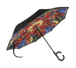 Parasol 108 cm Louis Tiffany - Oriental poppy - Goebel