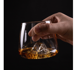 Zestaw 2 szklanek do whisky - Topographic - Tre Cime & Monte Rosa