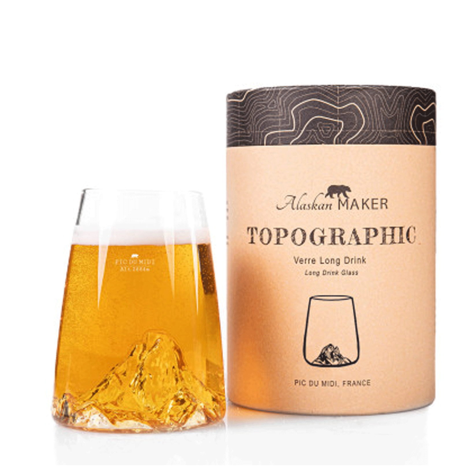 Szklanka Long Drink - Topographic - Pic du Midi