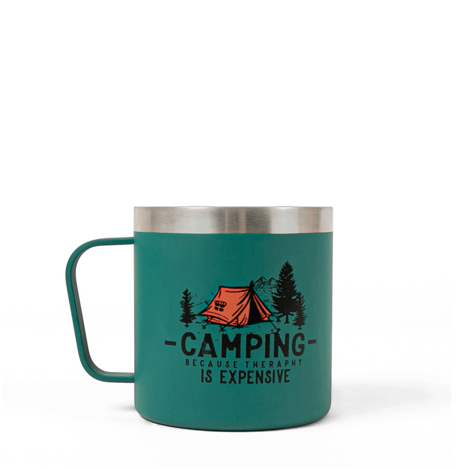 Kubek turystyczny / dwuścienny Beaver - turkusowy - Alaskan Maker