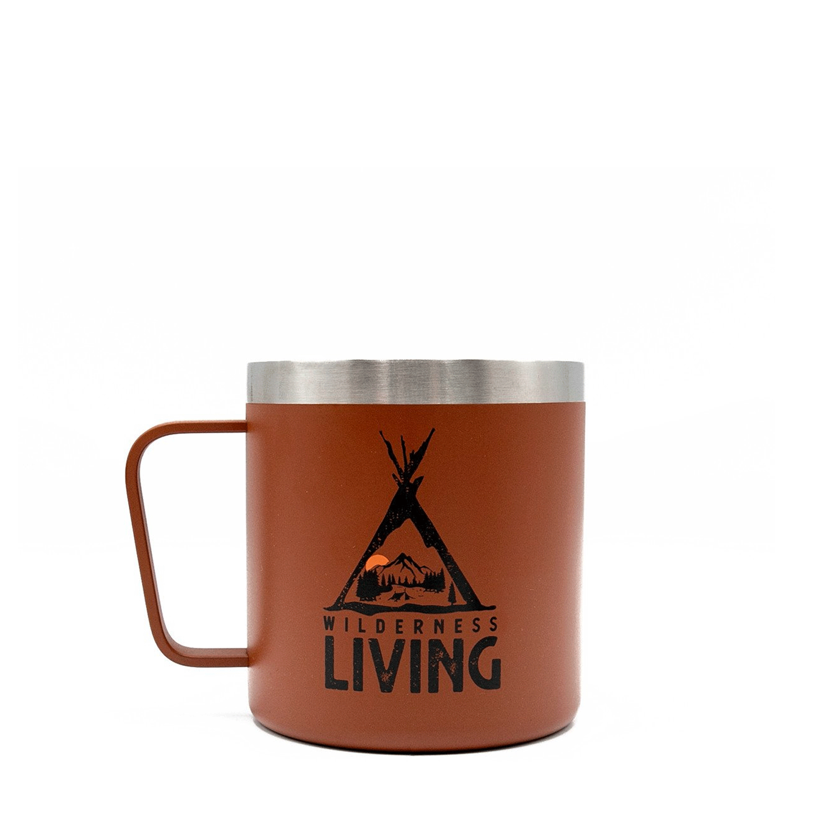 Kubek Beaver - turystyczny / dwuścienny - terakota - Alaskan Maker