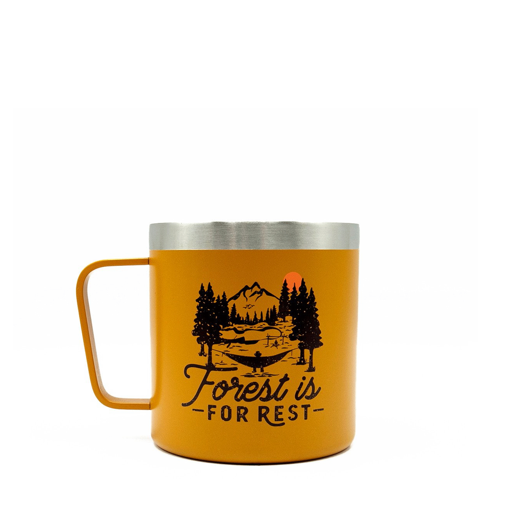 Kubek turystyczny / dwuścienny - Beaver - żółty - Alaskan Maker