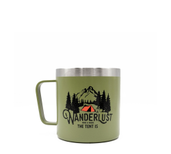 Kubek Beaver - turystyczny/dwuścienny - zielony - Alaskan Maker