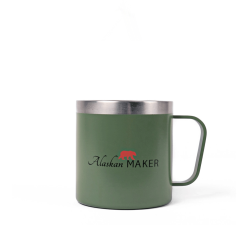 Kubek Beaver - turystyczny/dwuścienny - ciemno zielony - Alaskan Maker