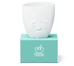 Wazon porcelanowy - Delighted in white 22 cm