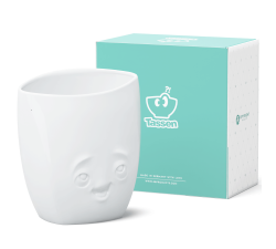 Wazon porcelanowy - Delighted in white 22 cm