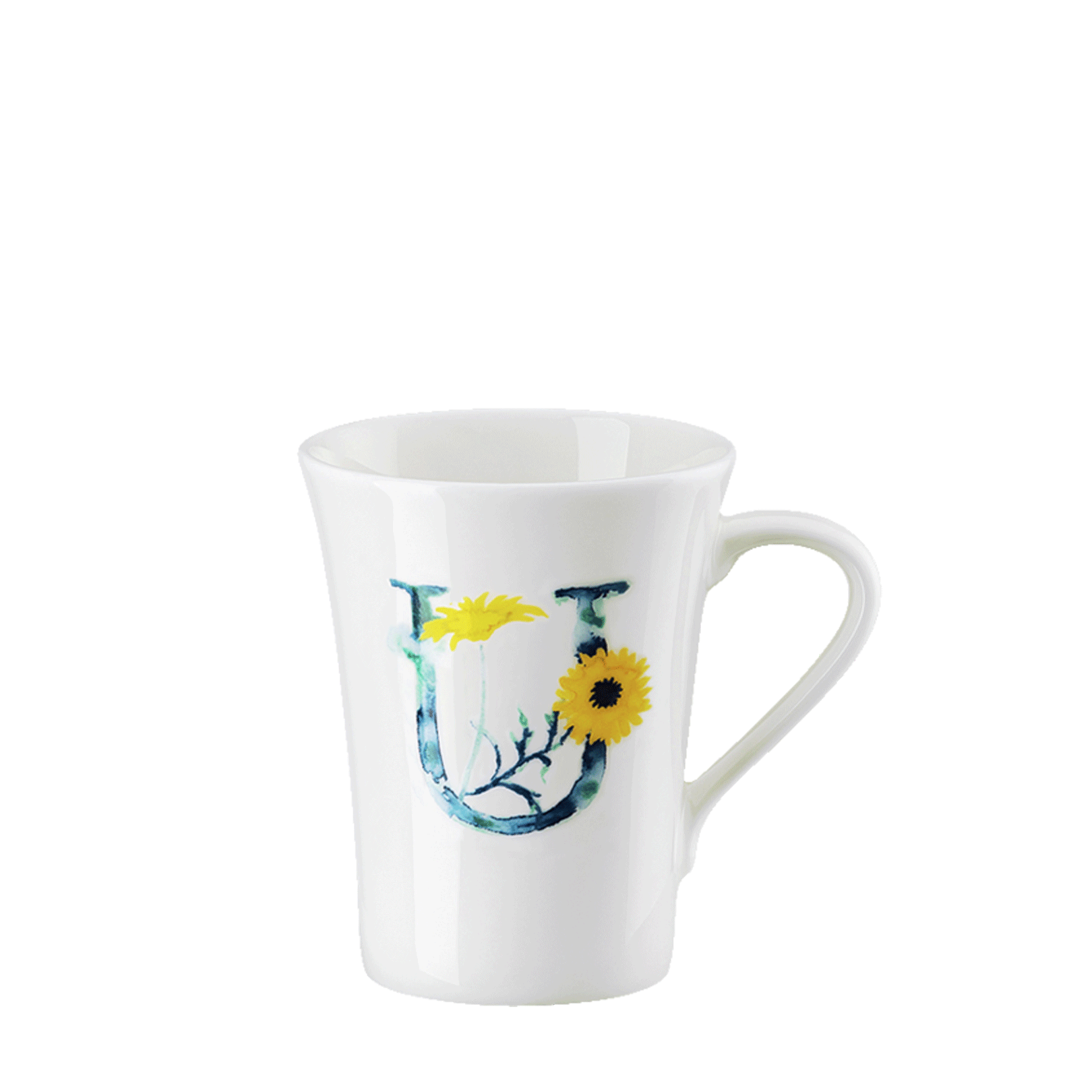 Kubek "U" - Flower Alphabet- Hutschenreuther