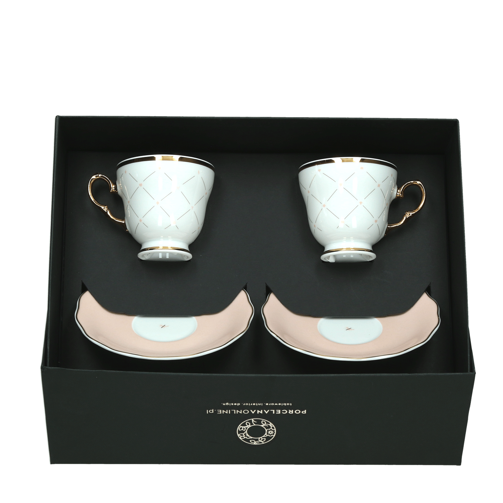 Zestaw filiżanek do kawy Alaska Circus Pink Ćmielów