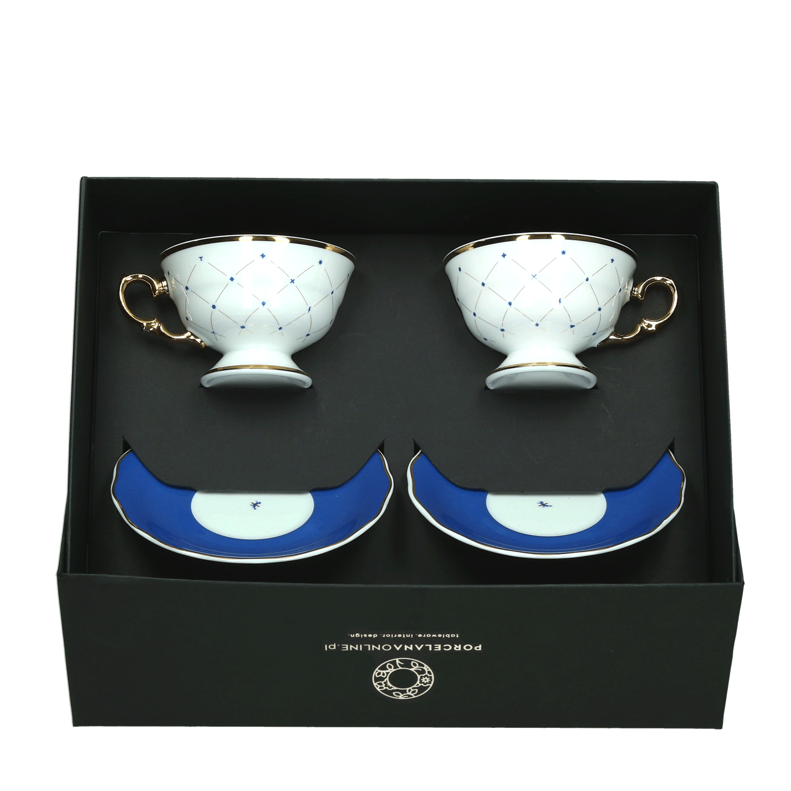 Zestaw filiżanek do herbaty Alaska Circus Blue Ćmielów