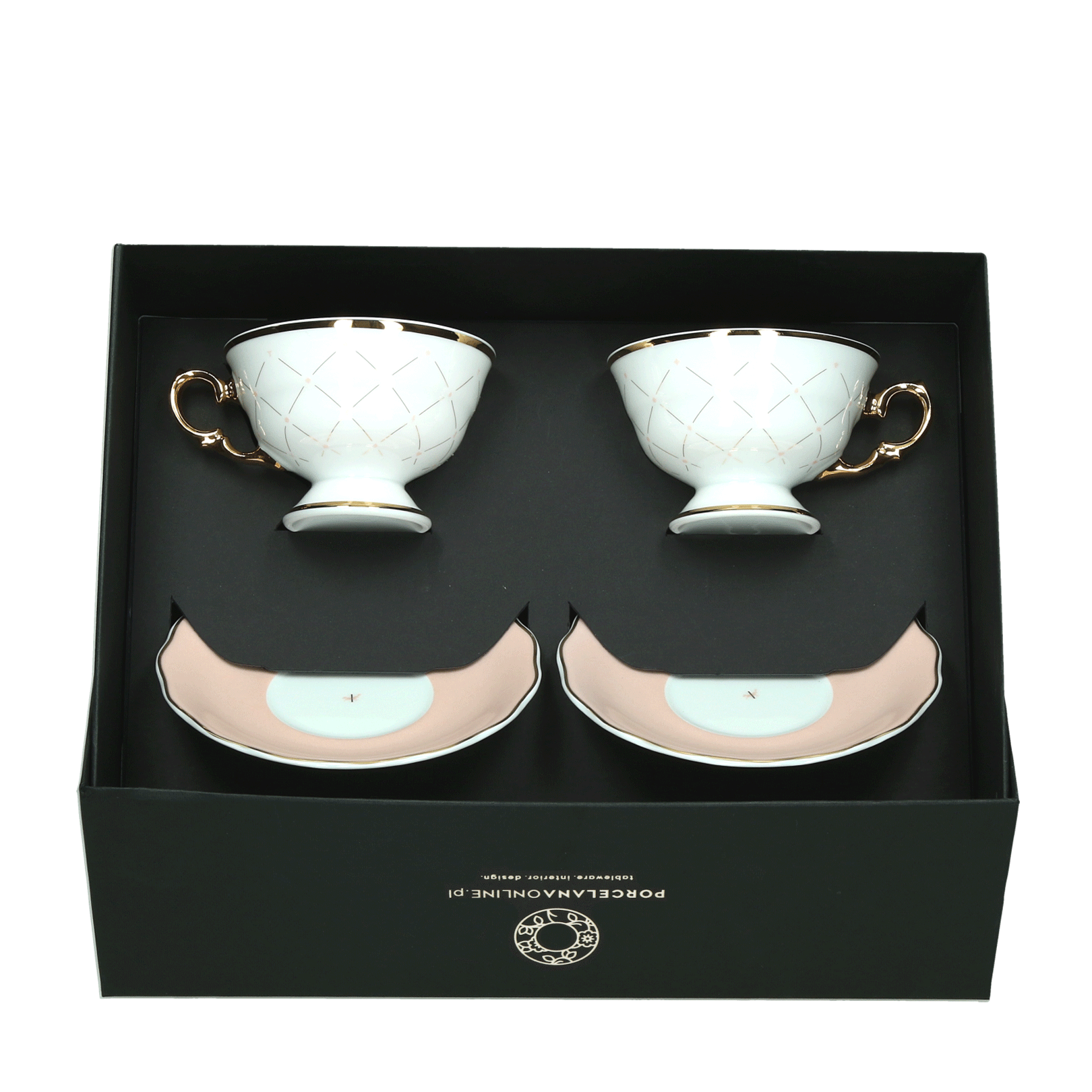 Zestaw filiżanek do herbaty Alaska Circus Pink Ćmielów