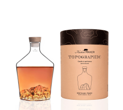 Karafka do whisky - Topographic - Mount Blanc