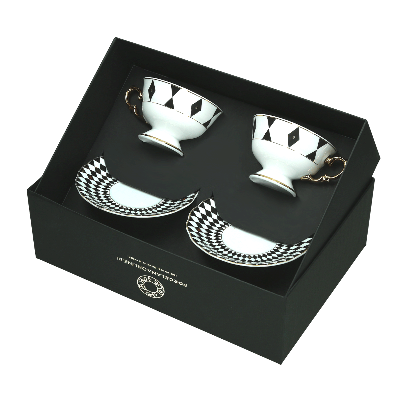 Zestaw filiżanek do herbaty Alaska Dama Kier Ćmielów Zestaw filiżanek do herbaty Alaska Dama Kier Ćmielów