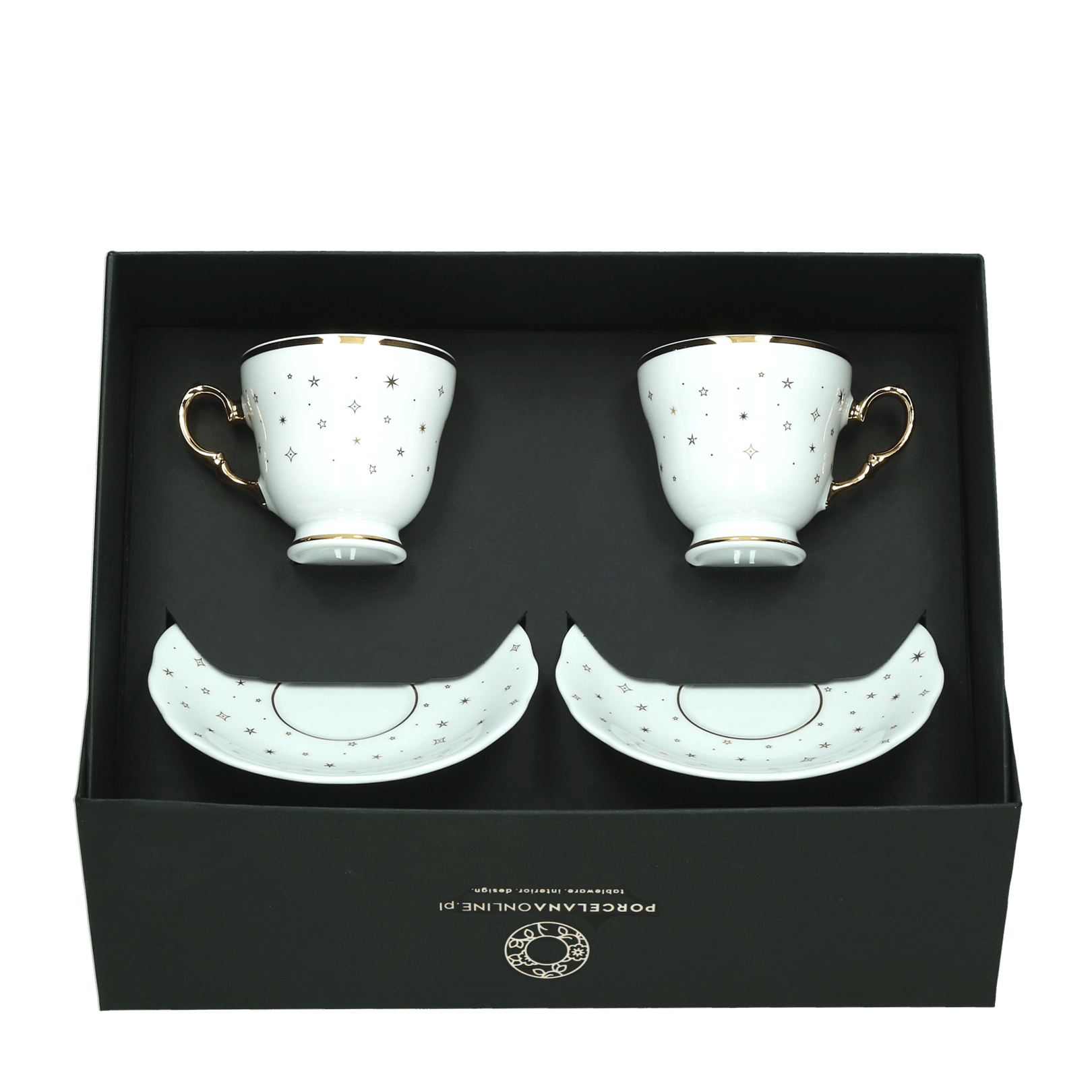 Zestaw filiżanek do kawy Alaska Blask Świąt Ćmielów