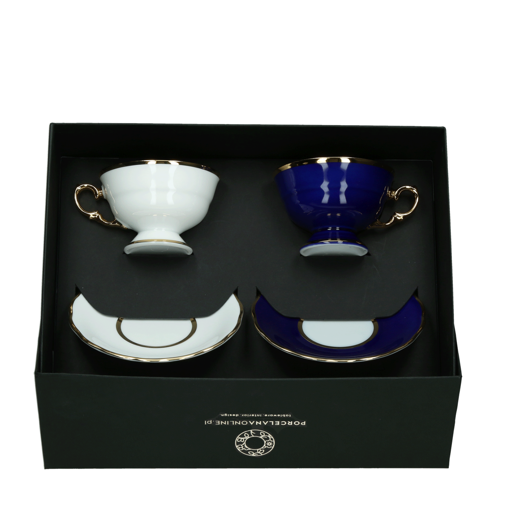 Zestaw filiżanek do herbaty Alaska Dzień i Noc Ćmielów