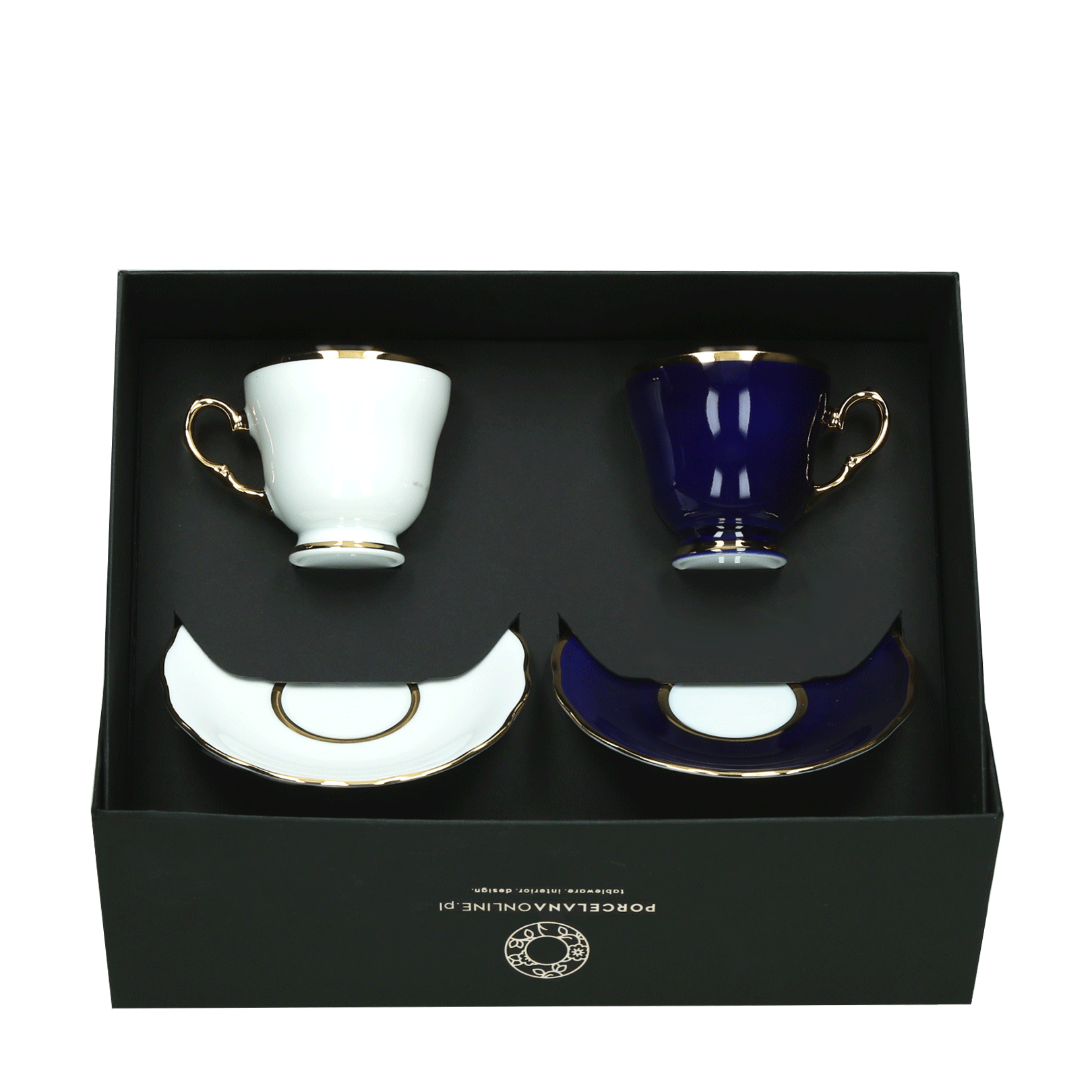 Zestaw filiżanek do kawy Alaska Dzień i Noc Ćmielów