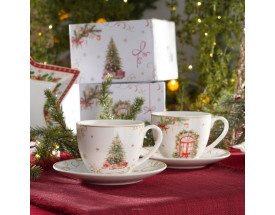 Zestaw-2-filiżanek-światecznych-porcelanowych-Christmas-Tree-Villa-Italia