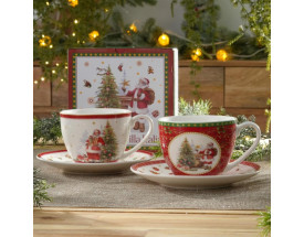 Zestaw-2-filiżanek-świątecznych-Santa-Claus-Villa-Italia