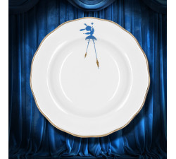  Talerz głęboki 22,5 cm Alaska Circus Blue Ćmielów